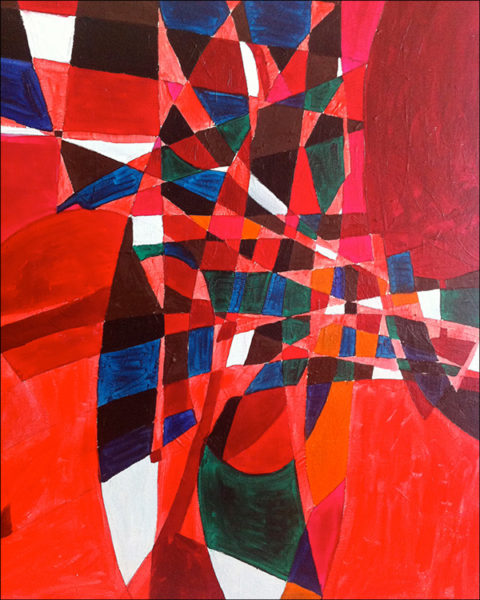 Atomizm emocjonalny 40x50 pion s