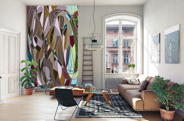 modern living room interior. 3D render concept