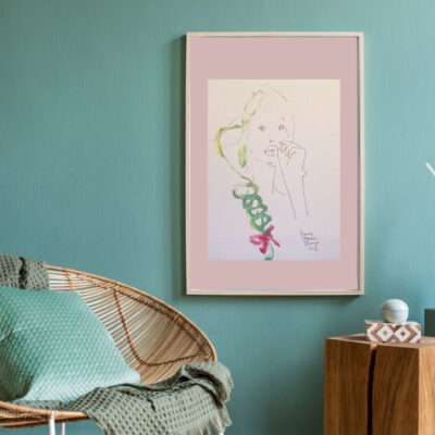 Interior design of living room at modern home with stylish ratta