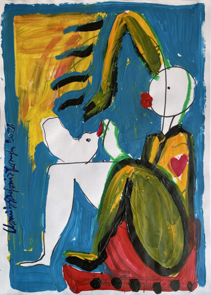 219 ai Ciuciu and a bird 2021