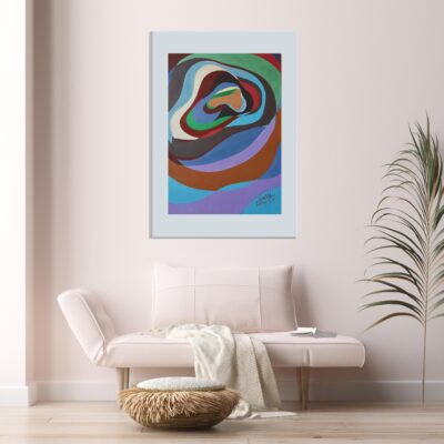 Minimalist modern living room interior background, Scandinavian