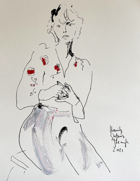 295 pi Red flowers 2021