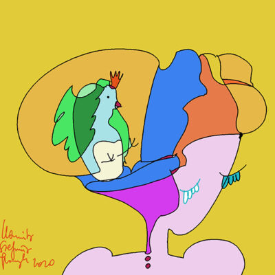 008 A bird in may head 2020 s