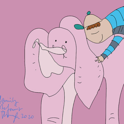 039 Pink elephant 2020 s