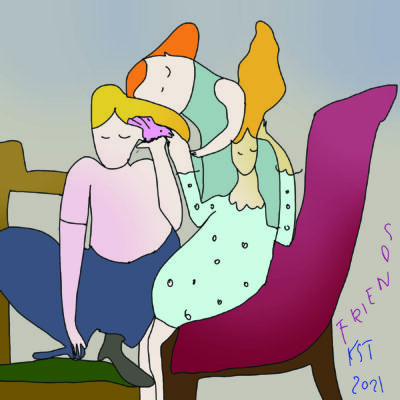 gd 046 Friends 2021 digital art s