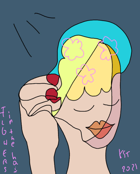 gdp Flowers in the hair s 2021