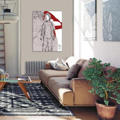 modern living room interior. 3D render concept