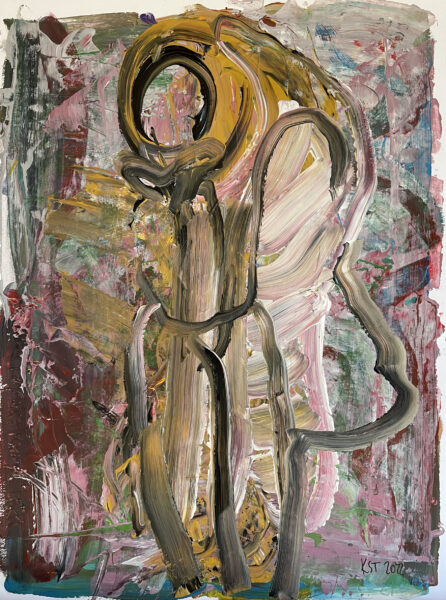 020 akp Sitting 40 x 30 2022 s