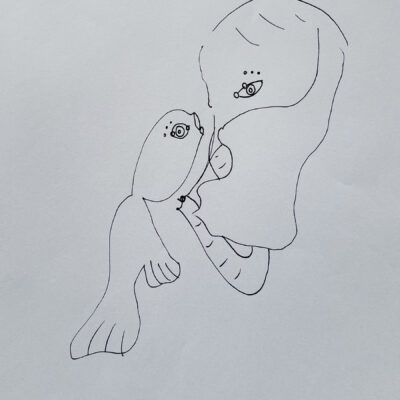 014 tl The golden fish and an elephant s