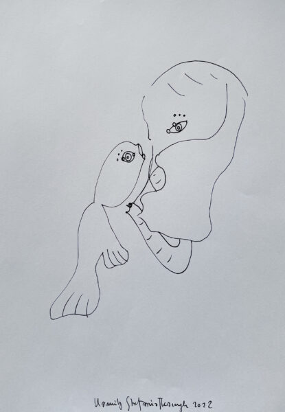 014 tl The golden fish and an elephant s