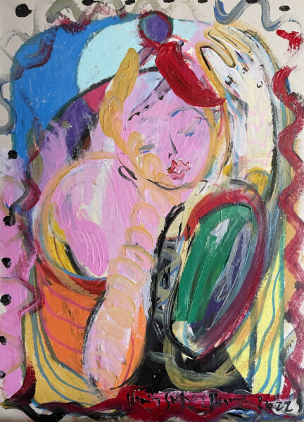 065 akp Ballon girl 50 x 35 2022 s