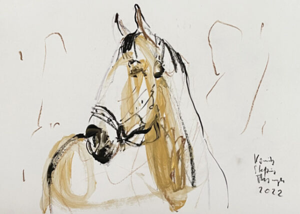 002 h Golden horse 30 x 40 2022