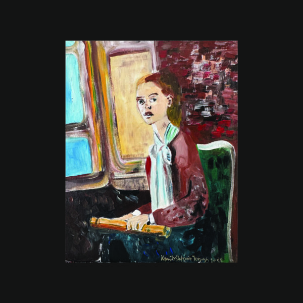 102 akp By the window 50 x 60 2022 backg