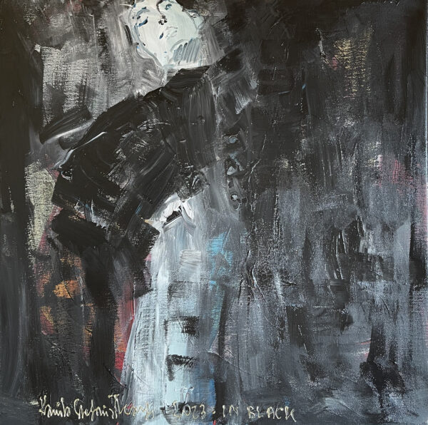 117 akp In black 50 x 50 2023 s