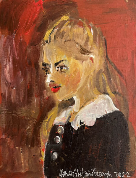 120 akp Father's daughter 30 x 40 2022 ss