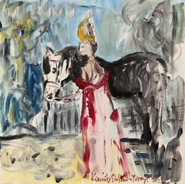 130 akp Queen horse 40 x 40 2023 s