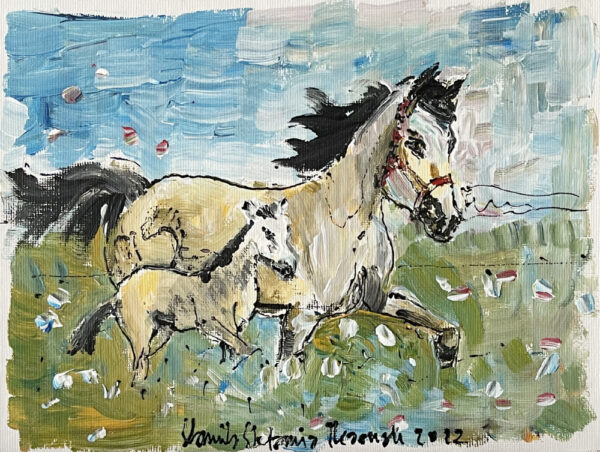 008 h On the meadow 18 x 24 2022 s