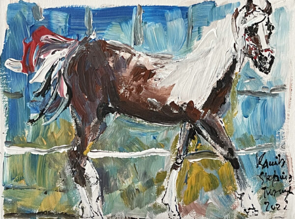 009 h Beautiful horse 18 x 24 2022 s