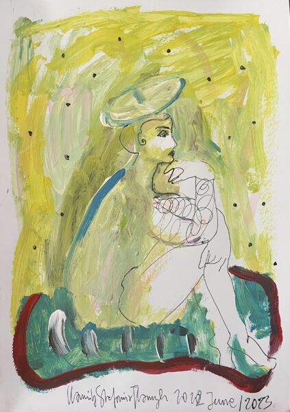 136 akp Breakfast on the grass 29,5 x 42 2023 s