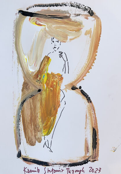 300 pi In the hourglass 2022 s 20 x 30