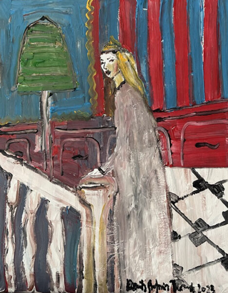 163 akp At night 50 x 40 2023