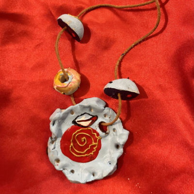 032 Baby blue and rose