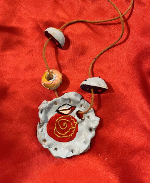 032 Baby blue and rose