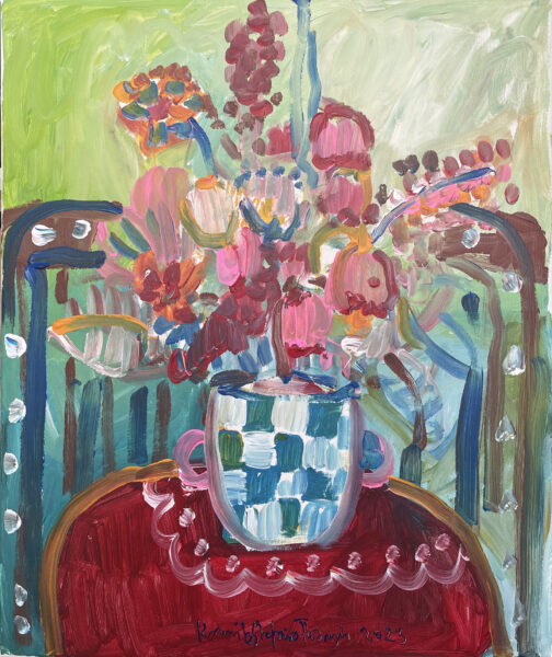 95 ai Winter and flowers 50 x 60 2023 s