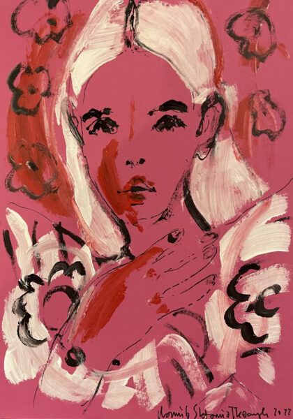 095 akp Rose illusion 40 x 30 2022s