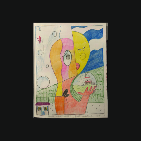 009 pli House under water 40 x 30 cm 2024 backg