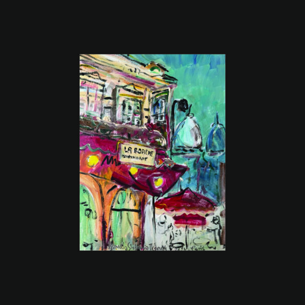 014 ai Parisian restaurant at night 2024 30 x 40 backg