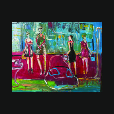 017 aki In the gallery 50 x 40 2024 backg