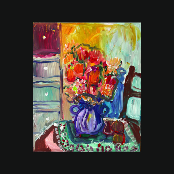 010 ai Todays flower 50 x 60 2025 backg