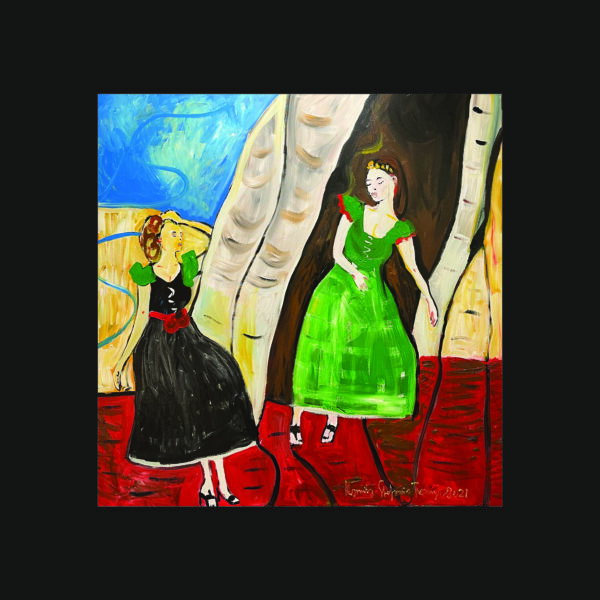 012 aki Among the trees 100 x 100 2021 backg