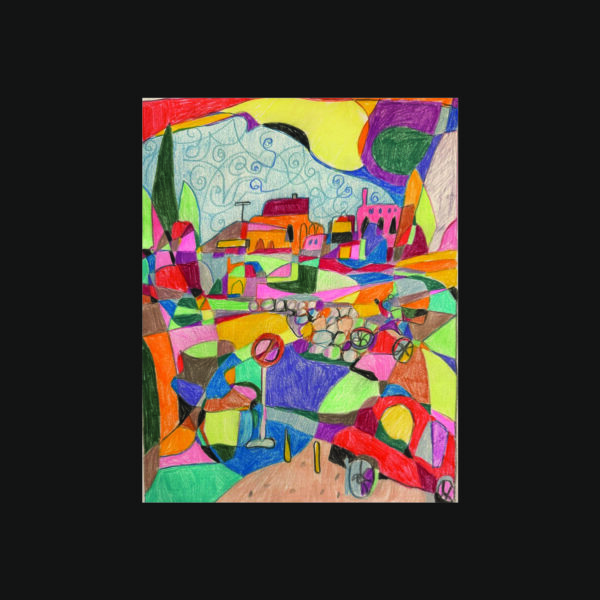 015 Small town 27,5 x 36,5 2025 backg