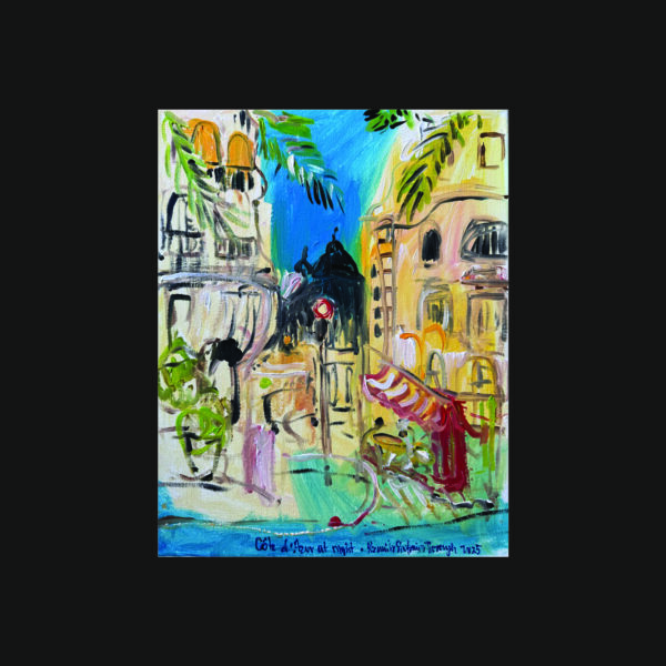 020 ai Cote d'Azur at night 50x60 2025 backg