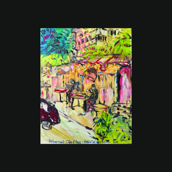 022 ai Restaurant Cote d'Azurt 50x40 2025 backg