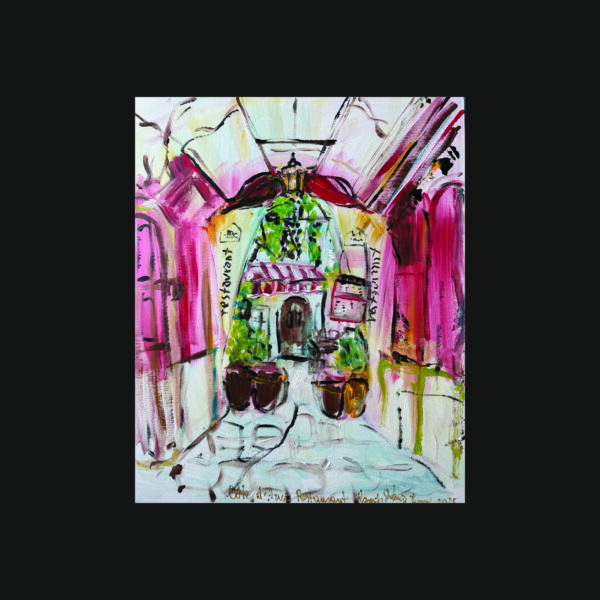 026 ai Cote d'Azurt restaurant 50x40 2025 backg