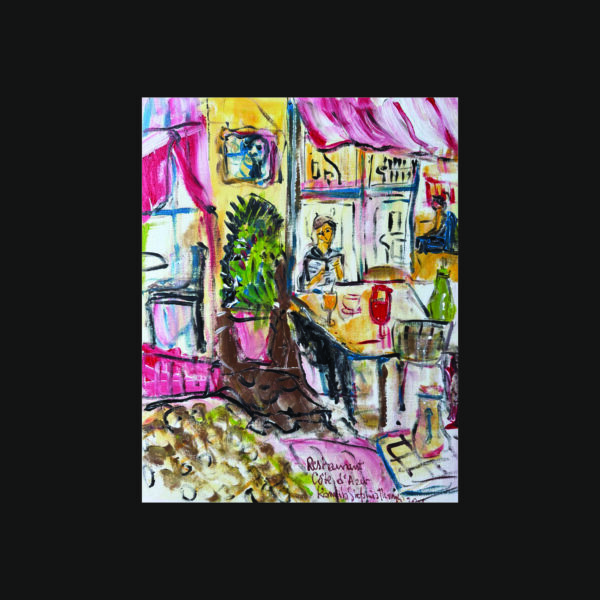 028 ai Restaurant Cote d'Azur 50x40 2025