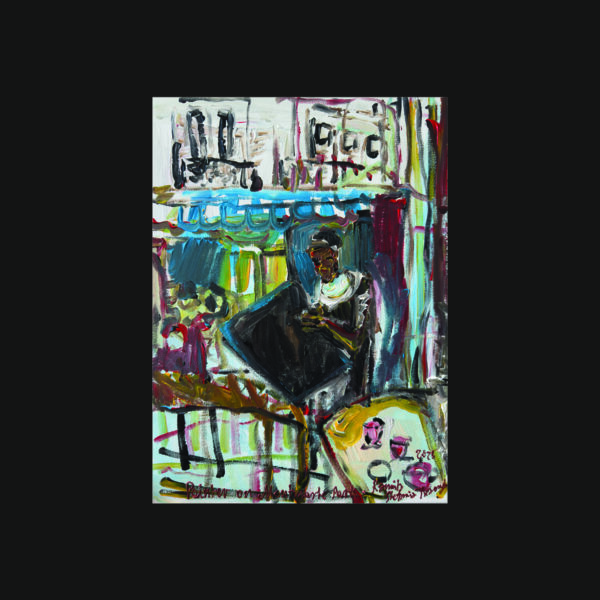 036 ai Painter on Montmarte Paris 40x30 2025 backg